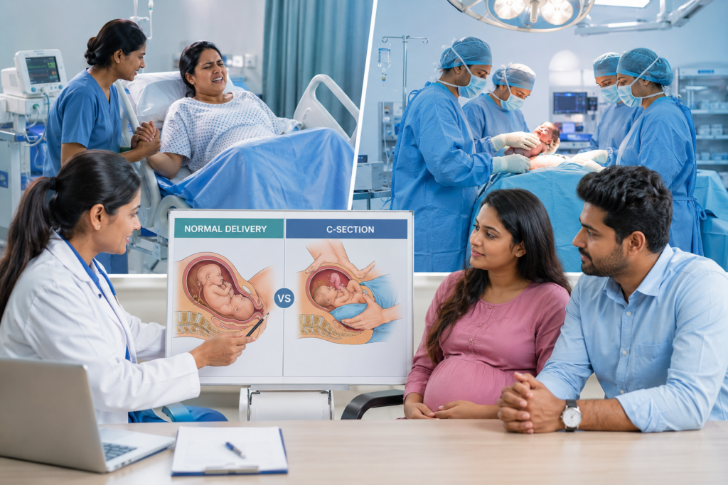 Normal Delivery vs C-Section